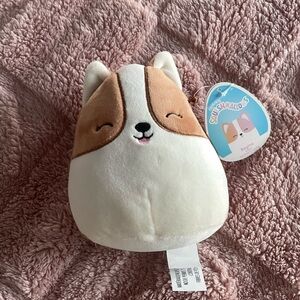 NWT! Squishmallows Regina Corgi Plush 6”
